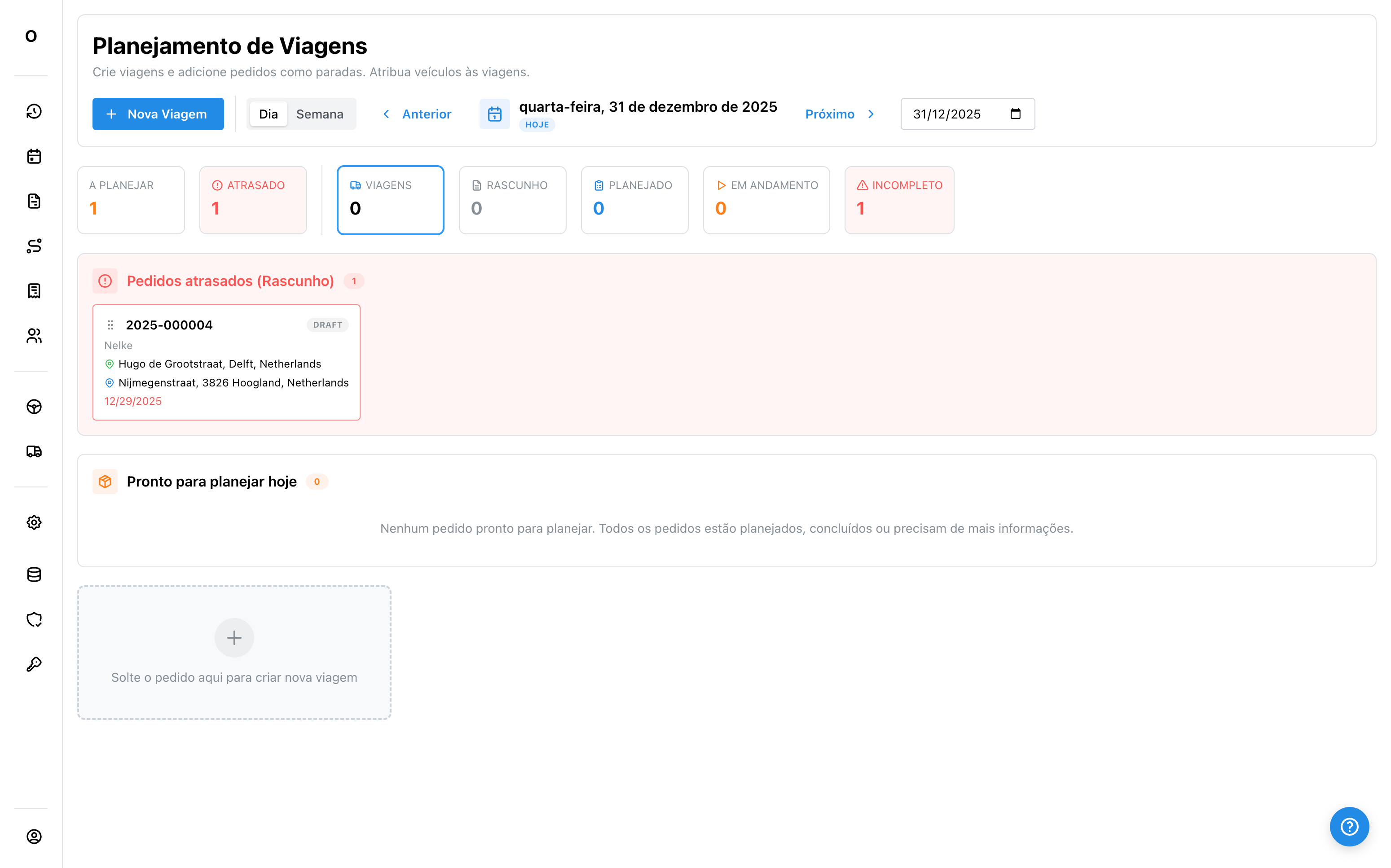 Planejamento de viagens